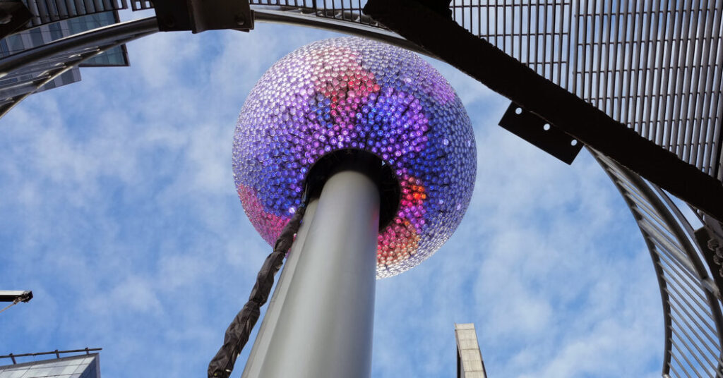 In Times Square, a New Ball for a New Year