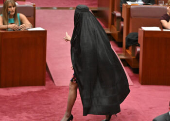 Australian Senator Suspended for Stunt of Wearing a Burqa in Parliament