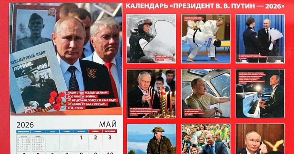 The New Putin Calendar Is Here: ‘A Man for Every Season’