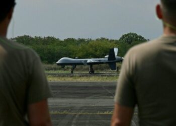 U.S. Air Force Searches for Fallen Reaper Drone in Yellow Sea
