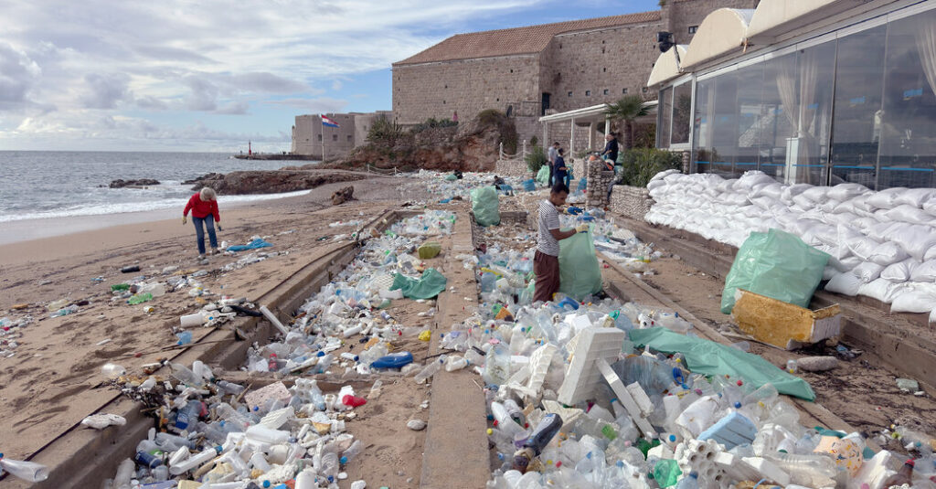 Dubrovnik, Known for Its Beautiful Beaches, Faces a Mound of New Trash