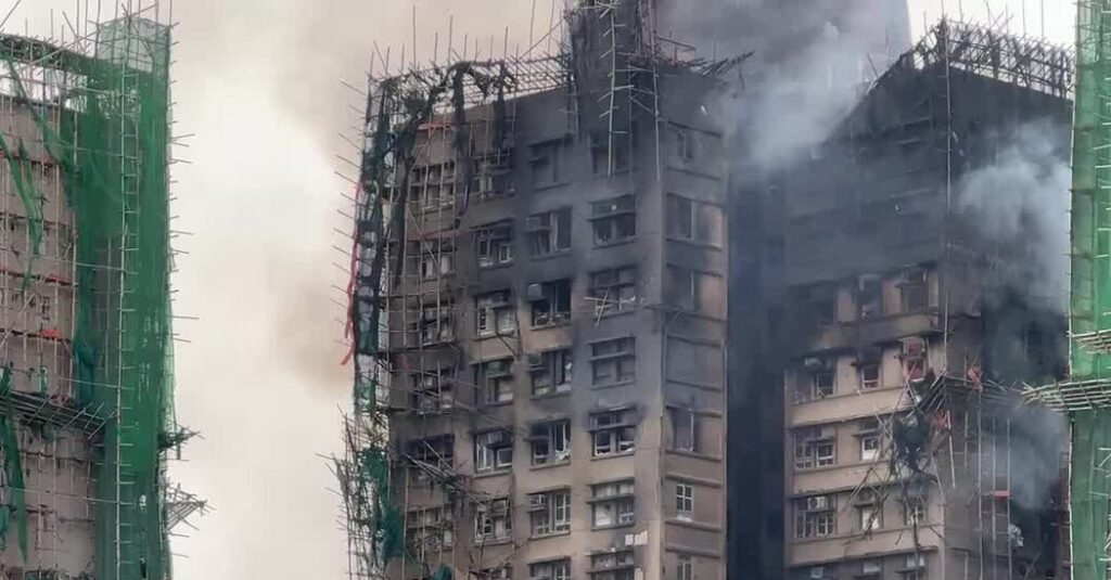 Hong Kong’s Worst Fire in Generations Fuels Scrutiny of Safety Lapses