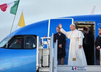 Pope Departs on First Foreign Trip