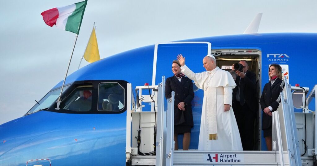 Pope Departs on First Foreign Trip