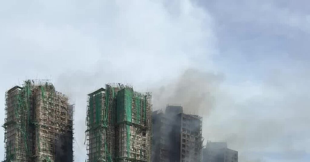 Images From the Deadly High-Rise Fire in Hong Kong