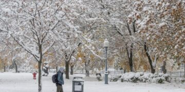 Snow Squalls and Heavy Winds Pummel Parts of Southern Ontario