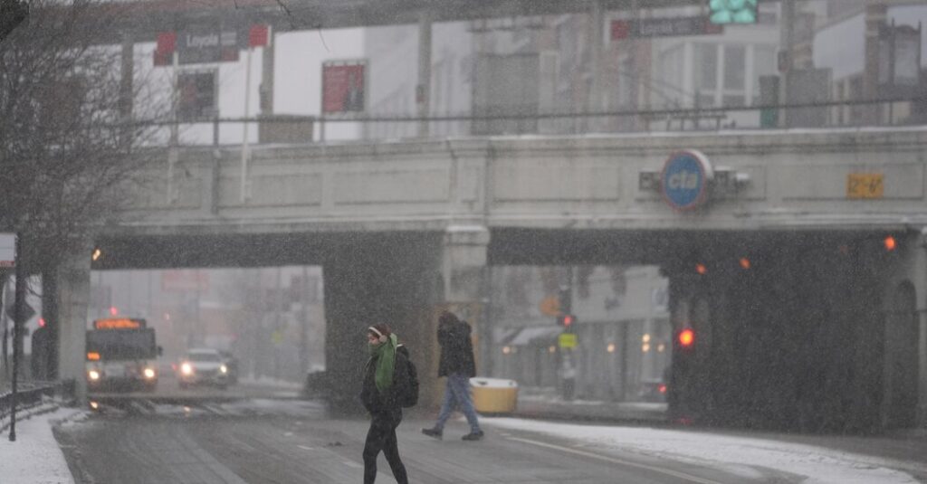 Major Winter Storm Dumps Snow Across Midwest and Upends Travel