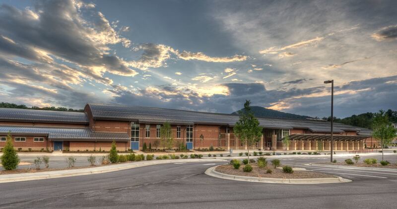 Watauga High School, in Boone, North Carolina, which Gregory Bovino attended.
