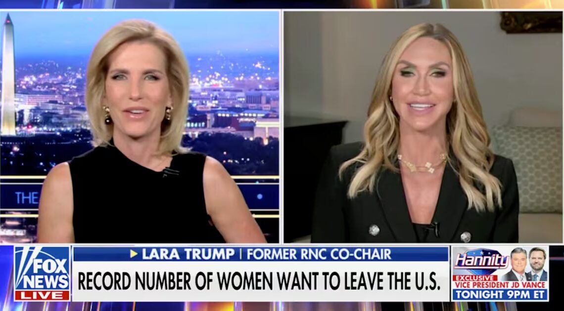 Lara Trump Dares Despairing Young American Women to Find a Better Country