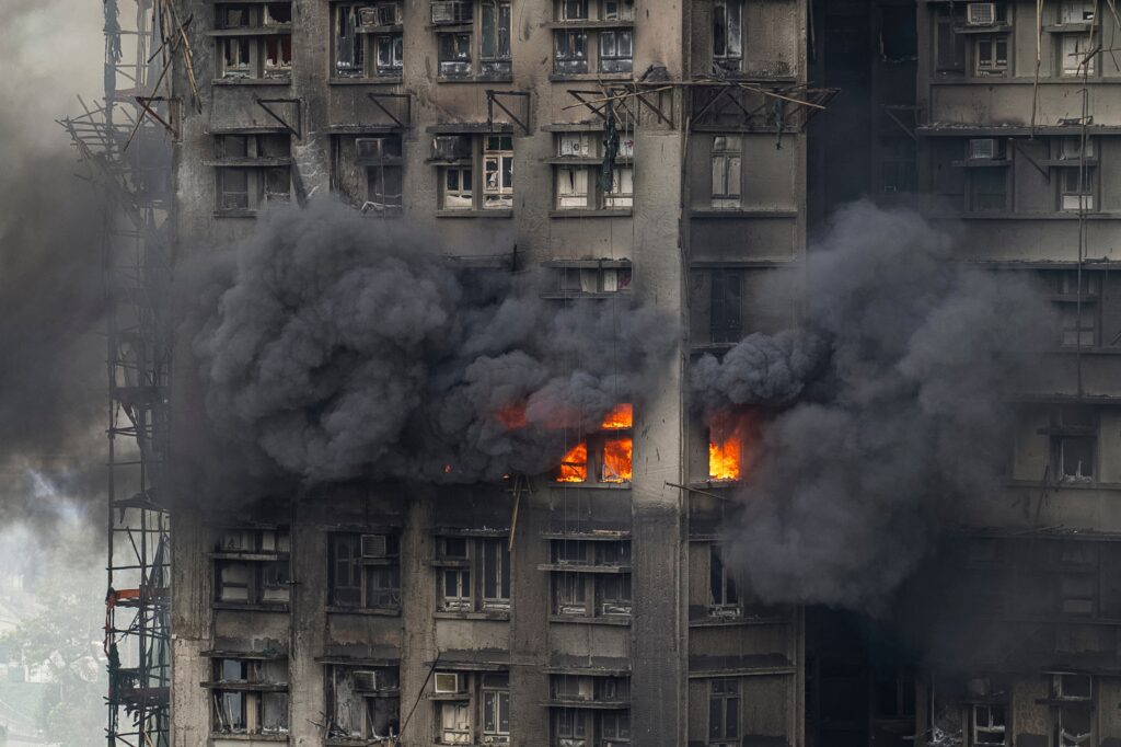 Death toll in Hong Kong high-rise fire rises to 55