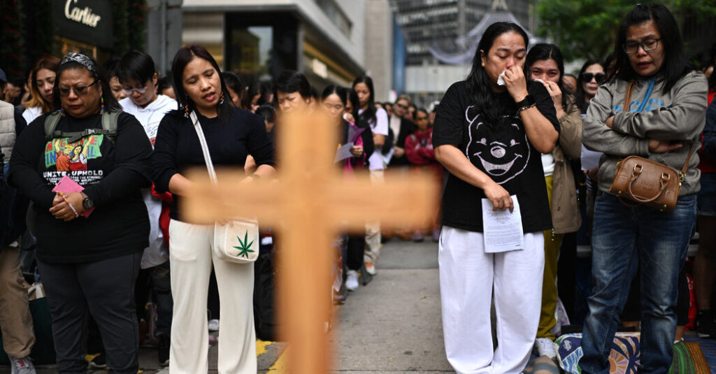 Hong Kong’s Migrant Domestic Workers Mourn Their Losses in Deadly Fire