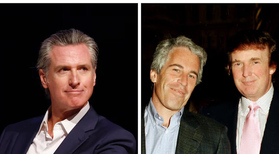 Newsom Jumps at Chance to Attack Trump’s Latest Epstein Claim