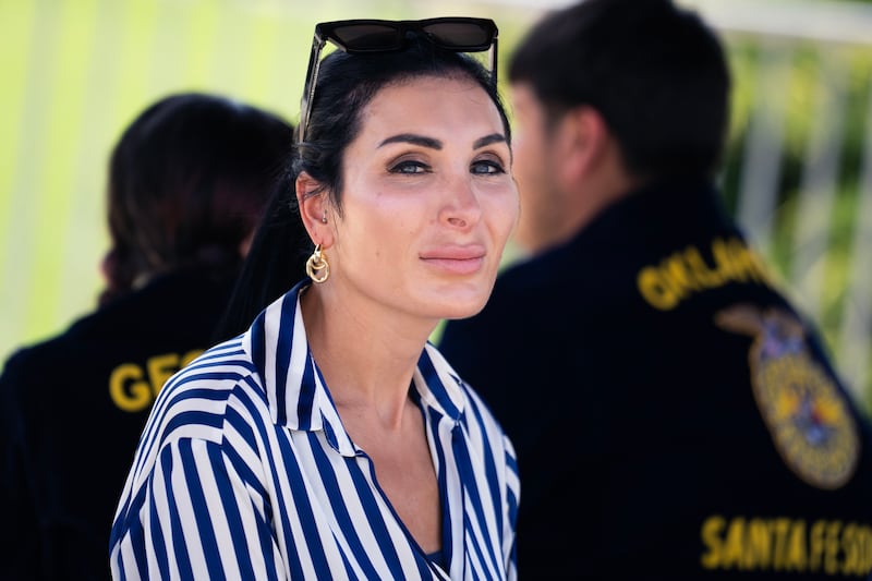 UNITED STATES - JUNE 12: Laura Loomer is seen outside the U.S. Capitol on Thursday, June 12, 2025. (Tom Williams/CQ-Roll Call, Inc via Getty Images)