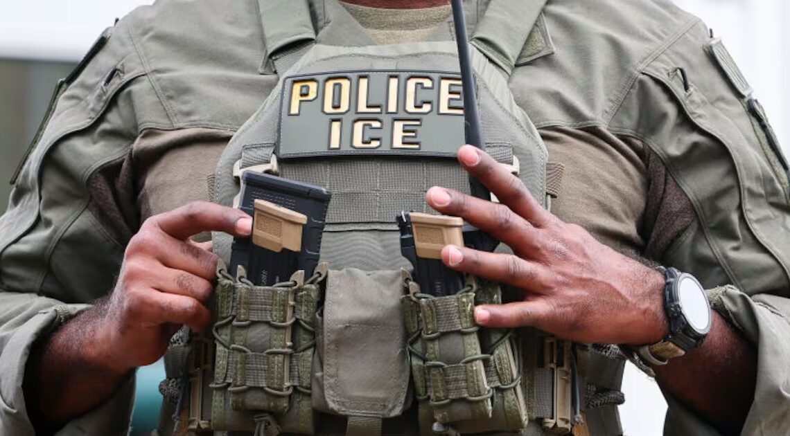 ICE Goons Detain Schoolkid During Lunch Break