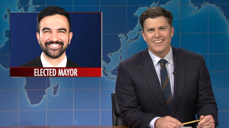 SNL, Colin Jost on Zohran Mamdani
