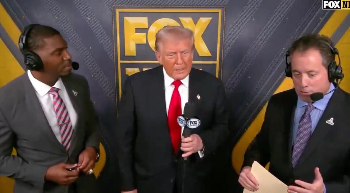 Trump, 79, Awkwardly Tries to Commentate Football Game