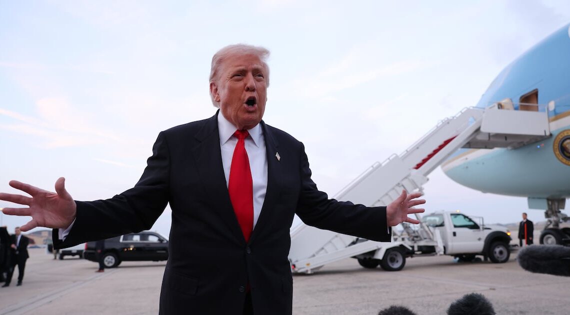 Trump Gloats About Air Force One Pilots as Flight Chaos Strands Travelers