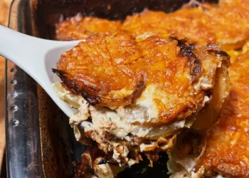 I make these cheesy scalloped potatoes every year on Thanksgiving instead of mashed potatoes. I’ll never go back.