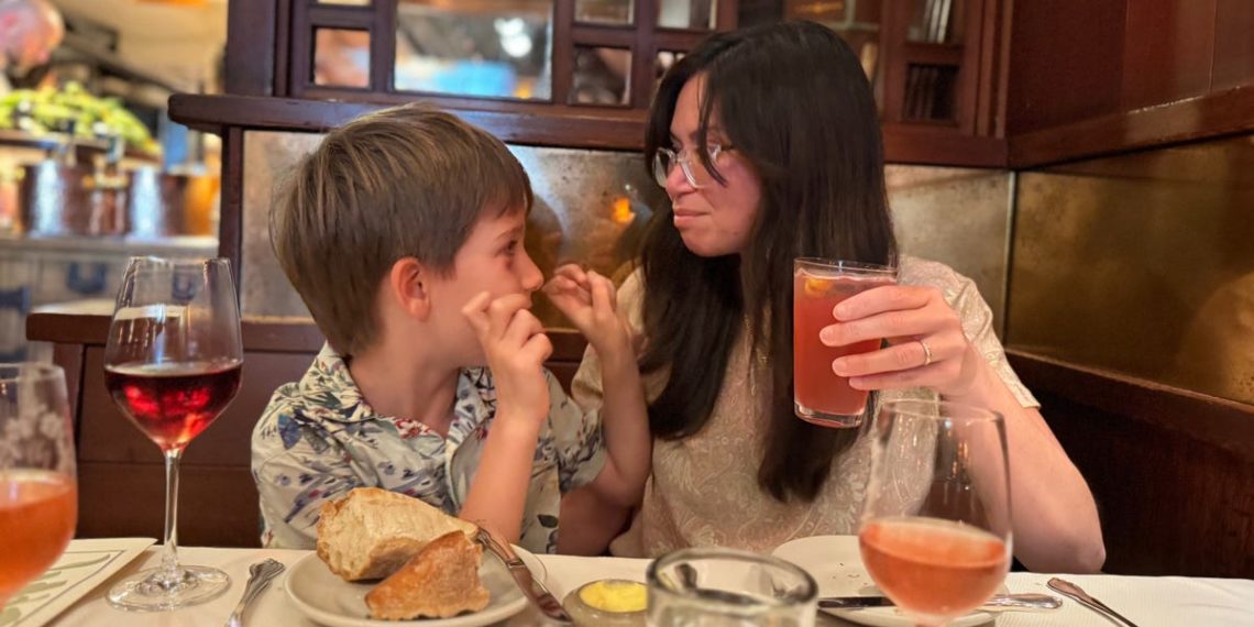 We couldn’t afford after school childcare in New York City. My husband and I live on opposite coasts to make it work.