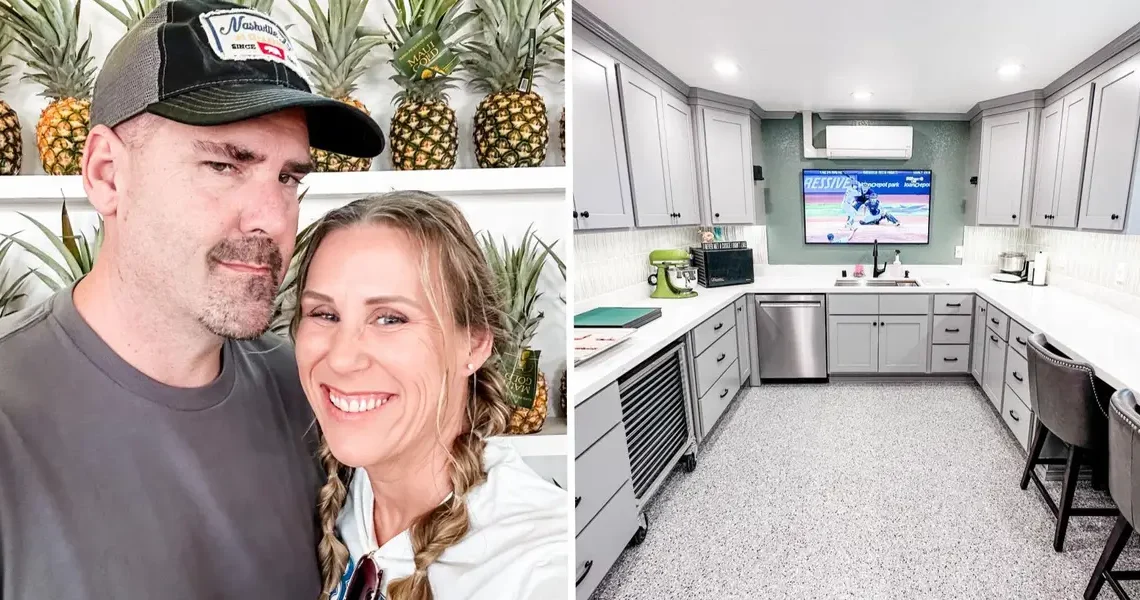 A couple spent $26,000 turning their garage into a kitchen. The space has boosted their cookie business to new heights.
