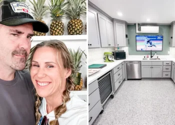 A couple spent $26,000 turning their garage into a kitchen. The space has boosted their cookie business to new heights.