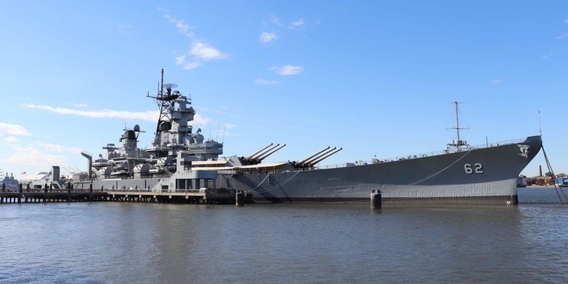 Climb aboard the USS New Jersey, the fastest, longest, and most decorated US battleship ever built