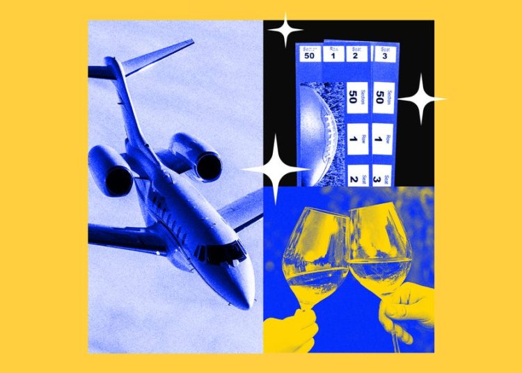 Suites at the Super Bowl, Nobu on board, a trip to Lake Como: Inside the perk wars taking over the private jet industry