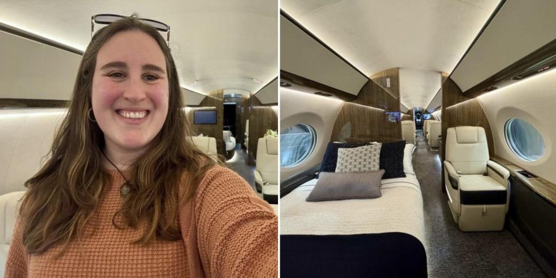 I toured a $96 million private jet. It’s like a mini apartment and shows how extravagant flying has become for the 1%.