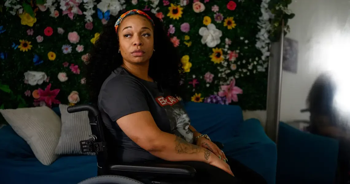 She was 35 with a new baby when cancer hit. Her family is still paying the price.