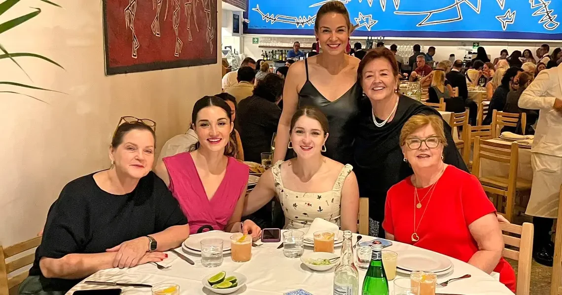 I go on girls’ trips with the women in my family, where our ages range from 30 to 70