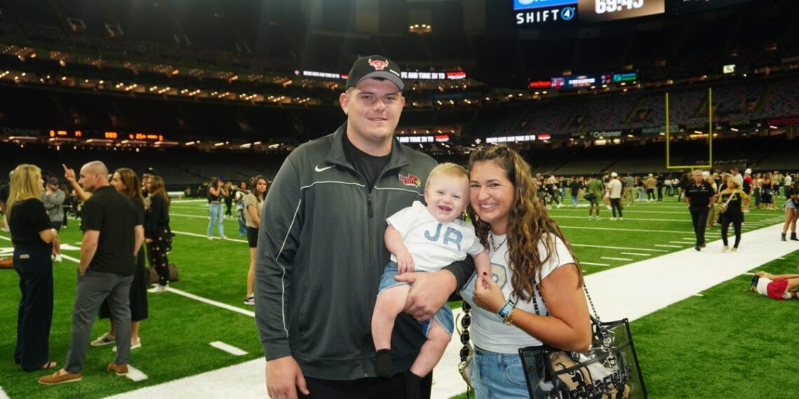 My husband plays in the NFL. We’ve lived in 5 different states, and moving is inevitable as a football wife.