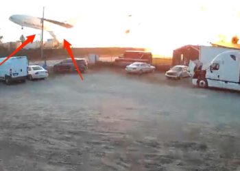 Photo shows UPS cargo plane at moment of fiery crash; left engine detached before takeoff, NTSB says