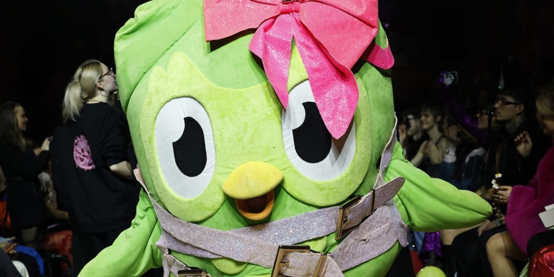 Duolingo’s CEO highlighted this year’s swarm of green owl Halloween costumes