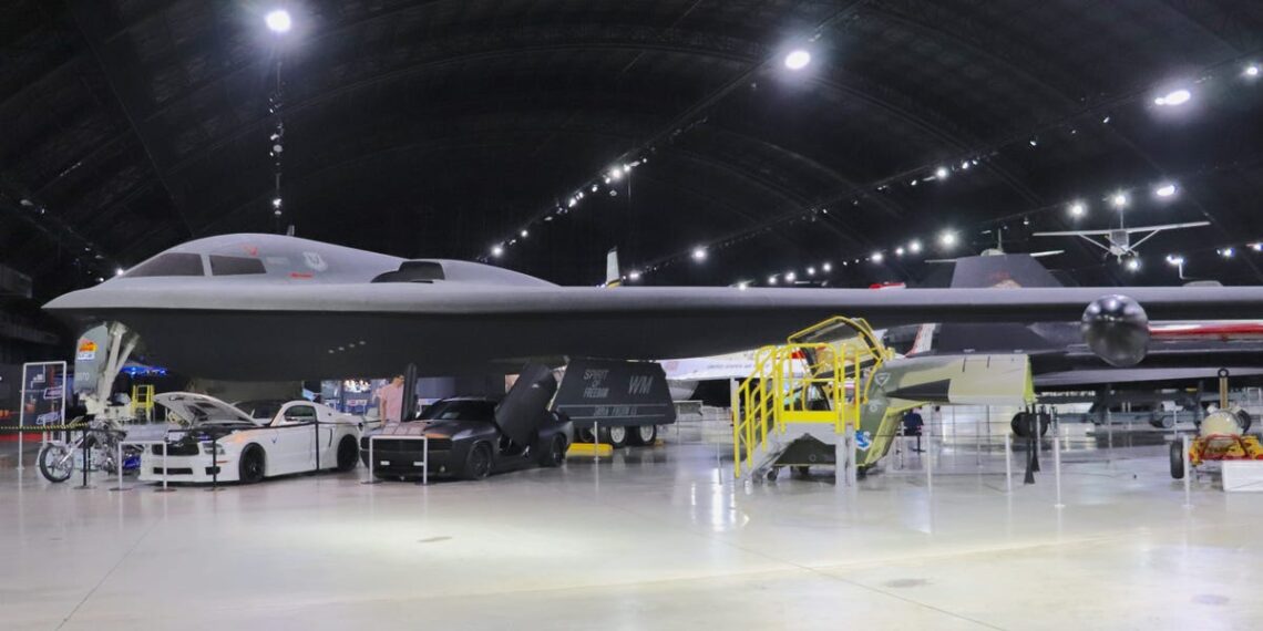 I visited the only B-2 stealth bomber on display in the world. Take a closer look.