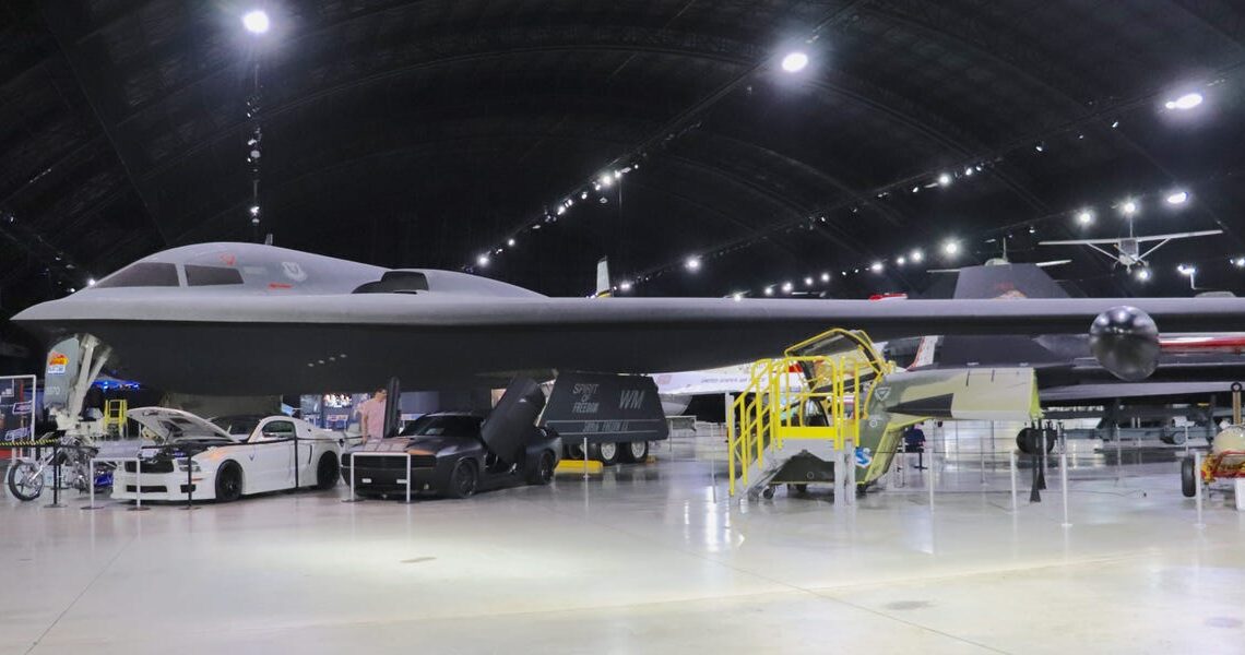 I visited the only B-2 stealth bomber on display in the world. Take a closer look.