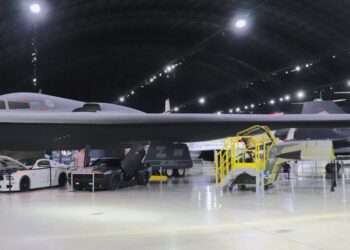 I visited the only B-2 stealth bomber on display in the world. Take a closer look.