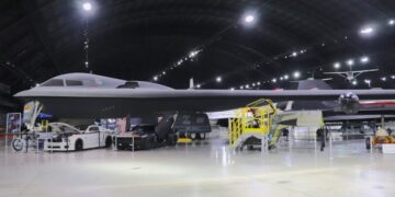 I visited the only B-2 stealth bomber on display in the world. Take a closer look.