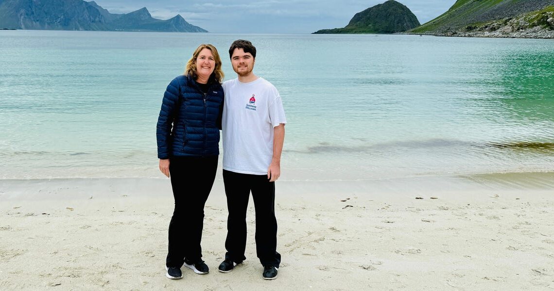 My 20-year-old son and I went on a cruise together. It was the first time we ever spent one-on-one time.