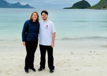 My 20-year-old son and I went on a cruise together. It was the first time we ever spent one-on-one time.