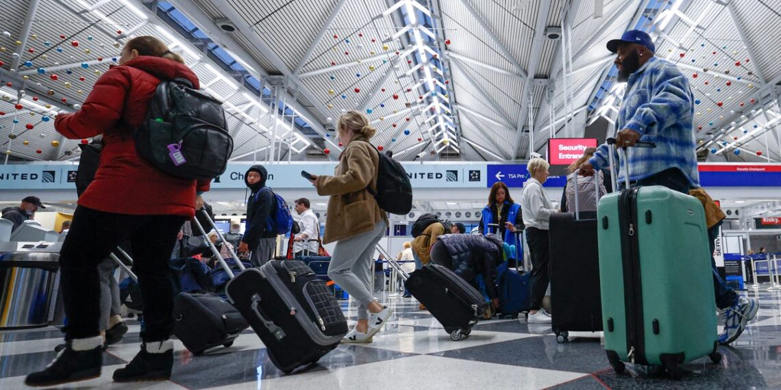 Here are the 20 airports with the most canceled flights since Friday, when government shutdown reductions began