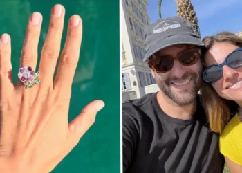 The CEO of a cult-favorite accessories brand is engaged. See her flower-shaped ring, which is made from diamonds and rubies.