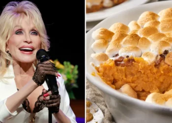 I made Dolly Parton’s sweet potato casserole for Friendsgiving and it disappeared within minutes