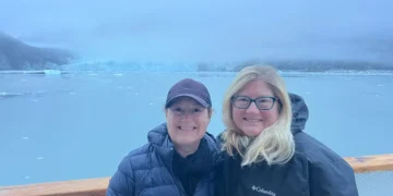 My sister helped me recover from surgery. To thank her, I took her on a cruise to Alaska.