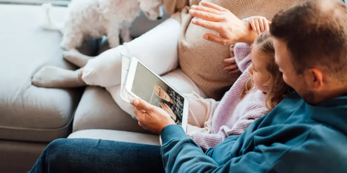 My kids’ grandparents live far away. We make sure to FaceTime at least once a week and see them 4 to 5 times a year.