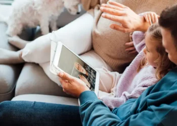 My kids’ grandparents live far away. We make sure to FaceTime at least once a week and see them 4 to 5 times a year.