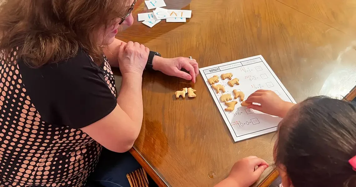 My mom didn’t like that I’m homeschooling my daughter. Now that she has seen the benefits, she’s helping me teach.