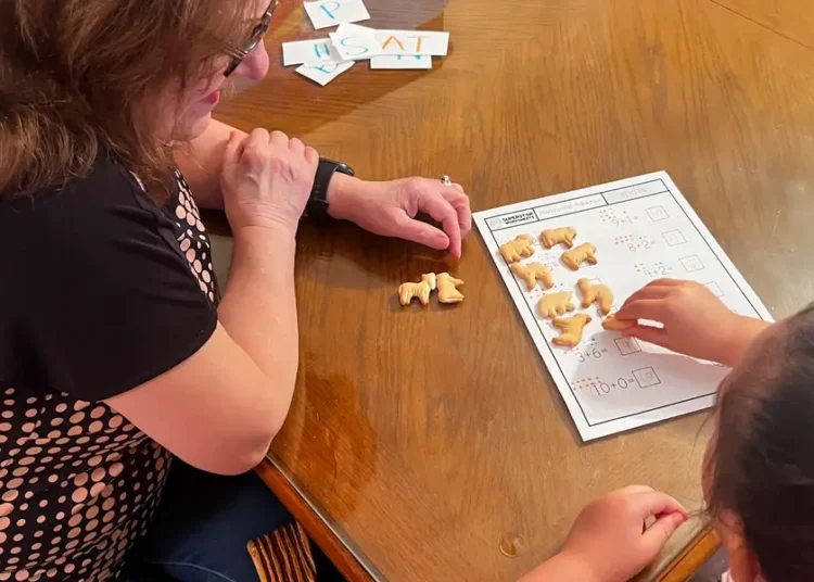 My mom didn’t like that I’m homeschooling my daughter. Now that she has seen the benefits, she’s helping me teach.