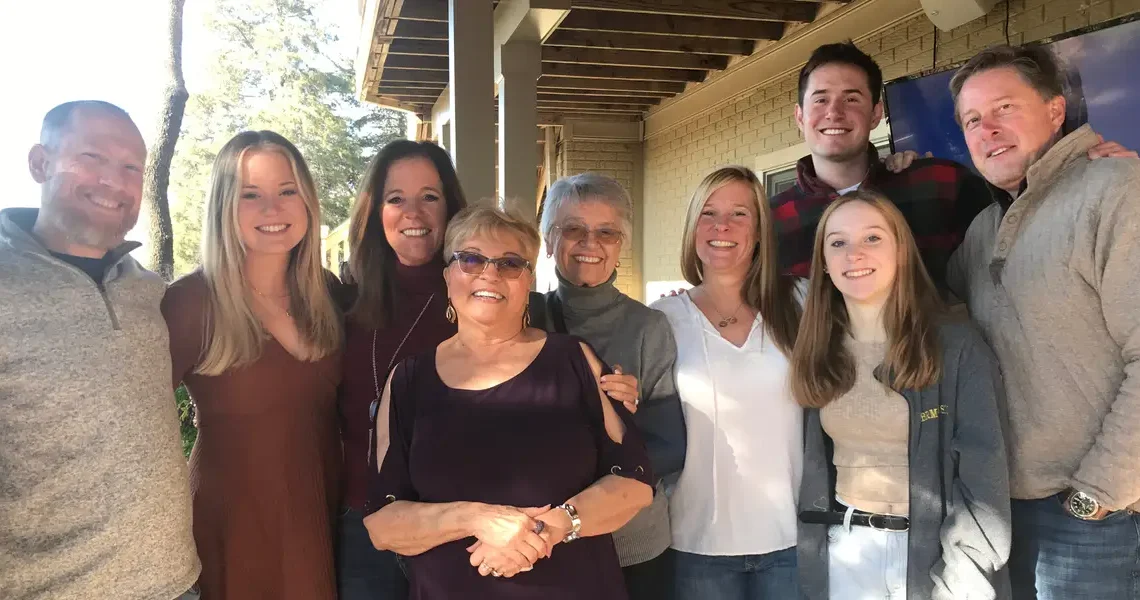 My aunt moved in with my family when my uncle died. We thought we were helping her, but really, she helped us.