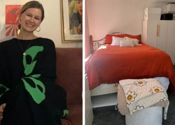 I live in a pool house in a stranger’s backyard. The tiny house is perfect for me.