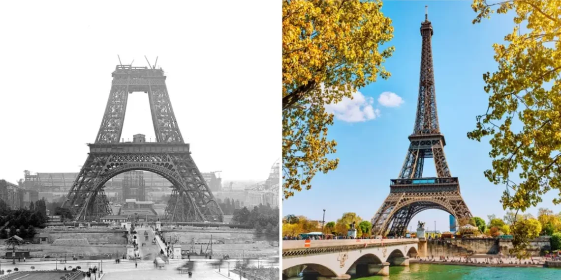 Photos of 13 iconic landmarks as they were being constructed